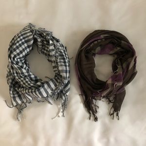 American Eagle Scarf Bundle Brown Black & White